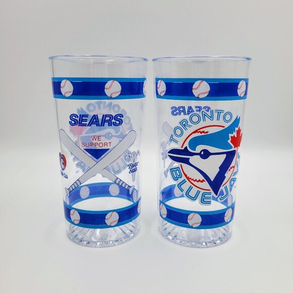 Vintage Toronto Blue Jays Plastic Cup Cups Sears Variety Club Easter Seals MLB - Picture 4 of 9